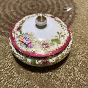 Floral Decorative Trinket Box
